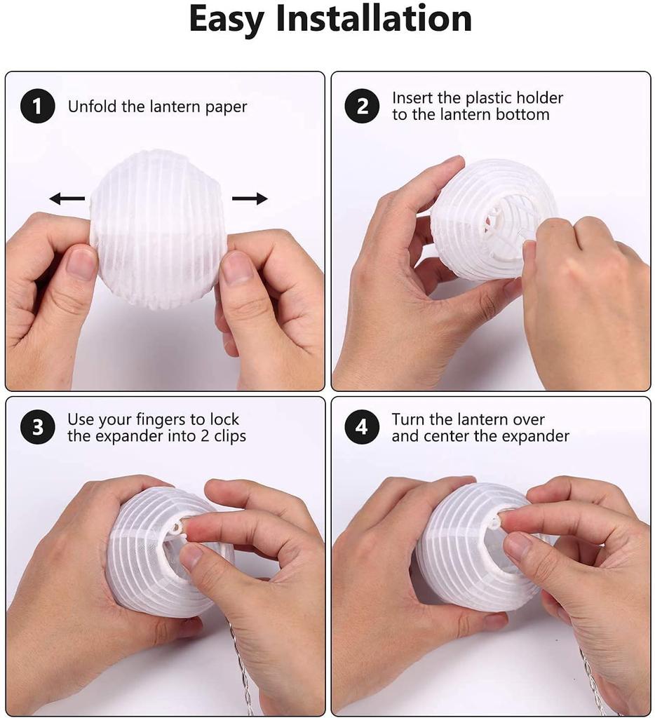 Solar Lantern String Lights Waterproof Outdoor LED Garland Fairy Light Patio Garden Decoration Light for Christmas Wedding Party