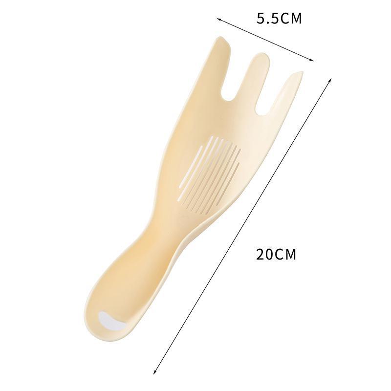 

Многофункциональная ложка для промывки риса: Безопасный для рук, портативный фильтр, дуршлаг, сепаратор яичного белка, ложка для риса. бежевый