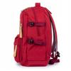 Schulrucksack für Kinder & Teenager, 22L Große Kapazität, Mehrere Taschen, Reflektierende Sicherheit, Große Reißverschlüsse, Kirschrot