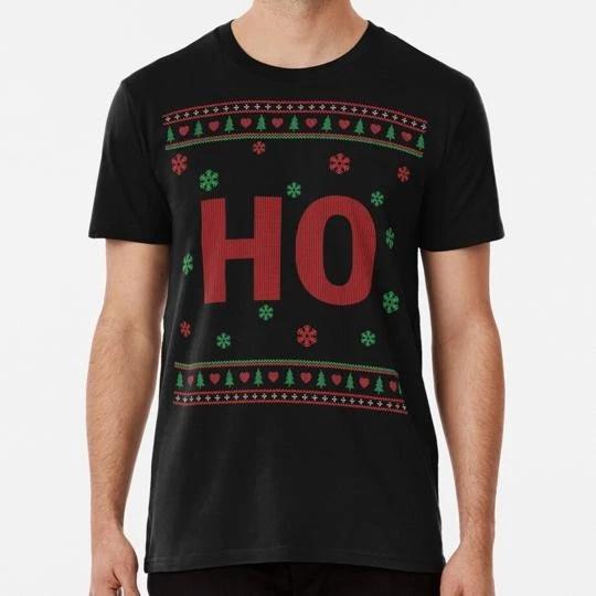 Couples Ho Ugly Sweater Size S to 5XL Made in the USA T-shirt S