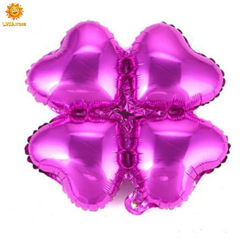 Four-leaf Clover Aluminum Foil Balloons for Wedding Decoration Birthday Party Arch Balloon Anniversary Opening Ceremony
