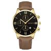 Mens Leather Business Fashion Watch Strap Watch For Gift Giving