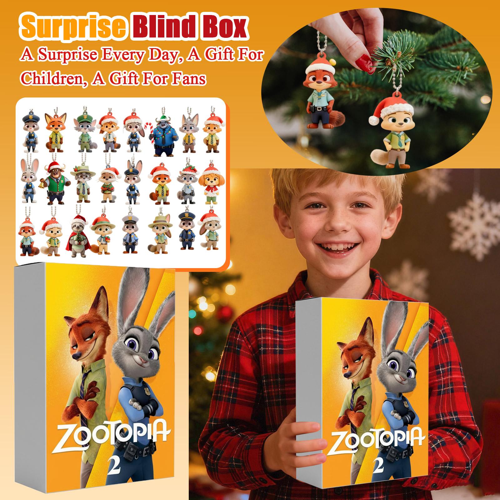 

2D Flat Aircraft Box 24pc Series Advent Calendar Christmas Countdown One Size