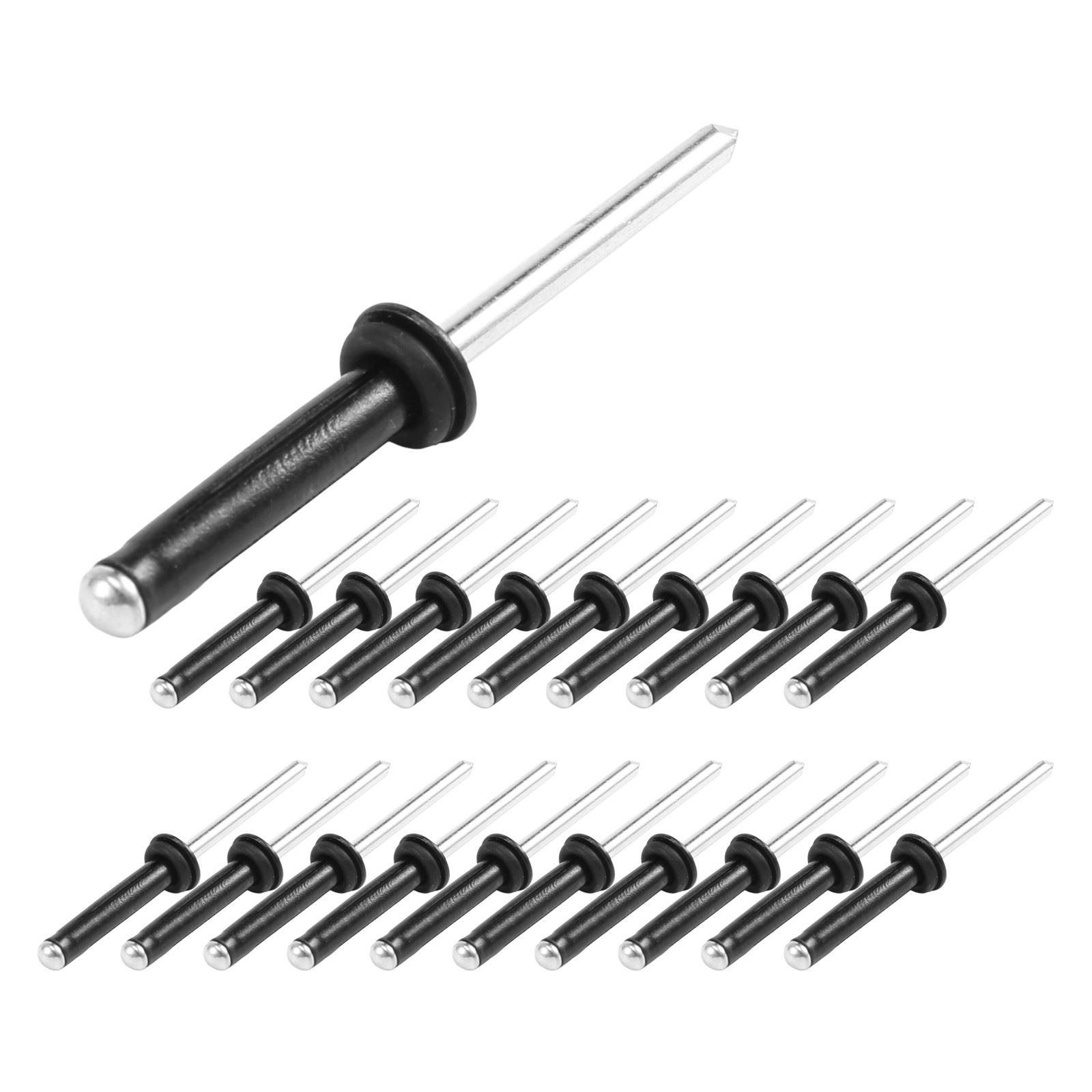 20 шт. заклепки TriGrip с 20 уплотнительными кольцами, длинный зажим, TriFold, Tri Bulb для глубоких отверстий