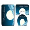 Christmas Bathroom Floor Mat Toilet Three-Piece Set