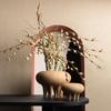 Ceramic Vase Jellyfish Geometric Multifoot Flower Vase Flowerpot Flower Arrangement Accessories Terrarium Home Decoration