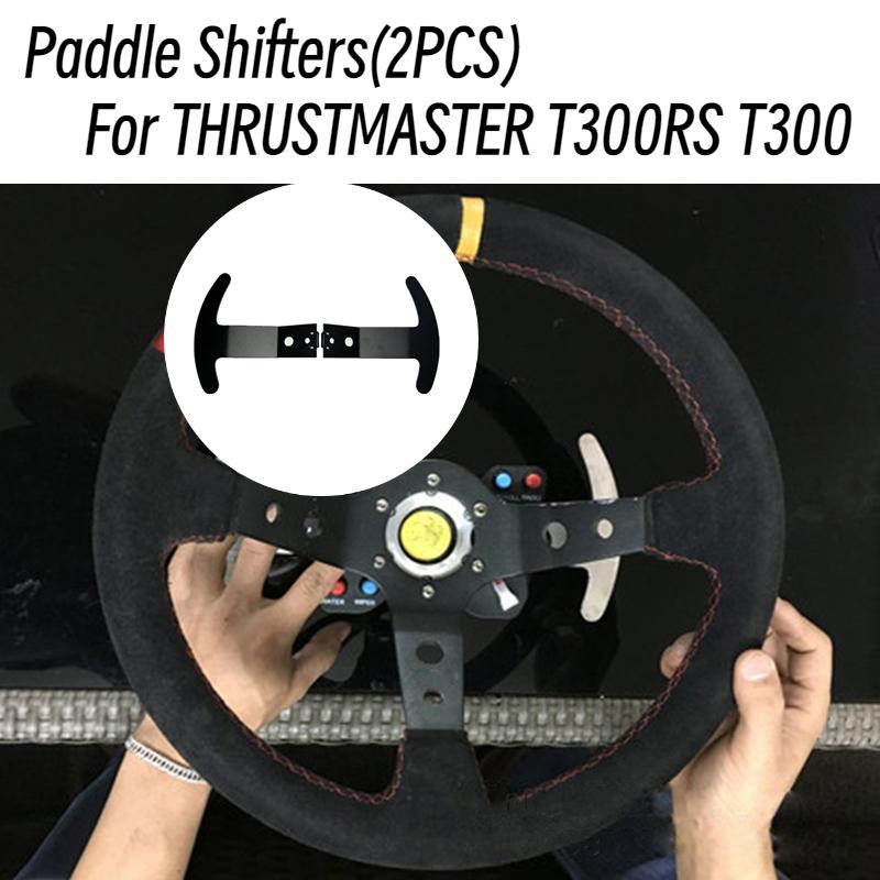 Paddle Shifters for THRUSTMASTER T300RS T300 Wheel Fits 14 Inch Concave Steering Wheel Parts Modification Paddles