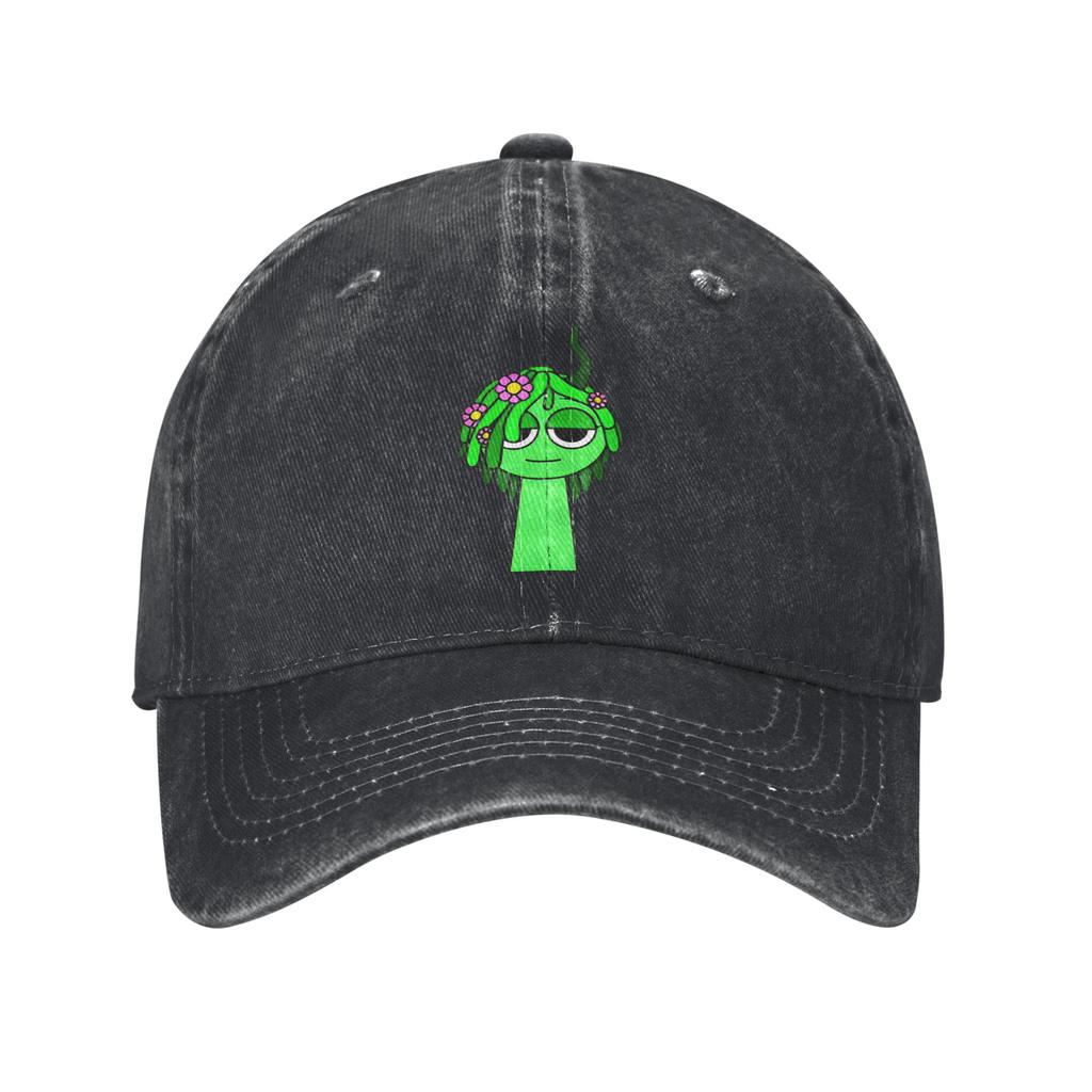 Sprunkis Cartoon Unisex Style Baseball Caps  Distressed Cotton Hats Cap Vintage Outdoor Activities Gift Snapback Cap