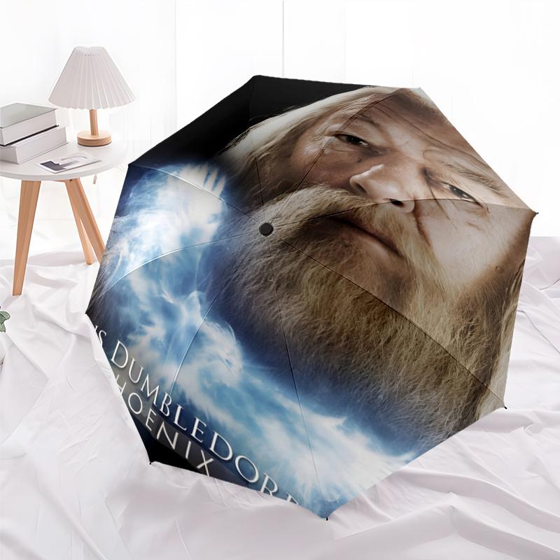 1pc H-Hogwarts Umbrella, Sun Protection, And UV Shielding. It Has Eight Sturdy Ribs for Outdoor Use And Perfect As a Holiday Gift