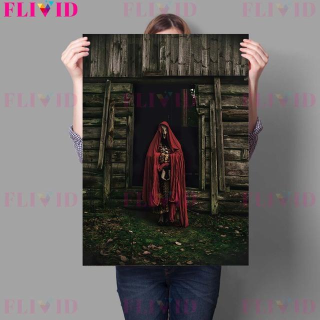 Witch Sabbath and Ghosts In the Mirror Witnage Wall Art Print Witch Scarecrow Retro Poster and Print Home