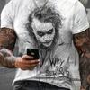 Nuove T-shirt Estive con Stampa Joker DC Comics Classiche Vintage Joker T-shirt 3D Casual Girocollo Manica Corta Uomo Abbigliamento