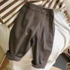 Spring Kids Harem Pants Solid Color Girls Loose Casual Pants Korean Version Thin Children Boys Trousers