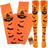 Hanging decoration for door or window, paper, orange, pumpkins, Halloween theme, set of 3 pumpkins