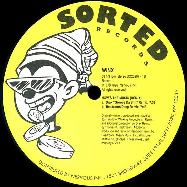 

12inch Record JOSH WINK - How s The Music SO20207 Sorted Records 1996 US Dance & Electronica Used