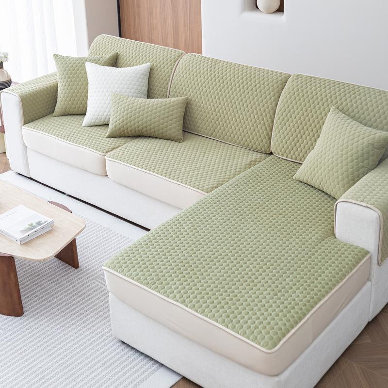 

Матовый бархатный чехол для дивана. Универсальный универсальный чехол. Осенне-зимний утепленный нескользящий диванный чехол. Универсальный диванный чехол Four Seasons. 60*60cm