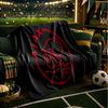 Coperta con Spirito Audace dell'Ajax di Amsterdam Coperte in Flanella Peluche per Divano Letto Regali per Uomini Donne Coperta da Viaggio Picnic Regali di Natale per Fan