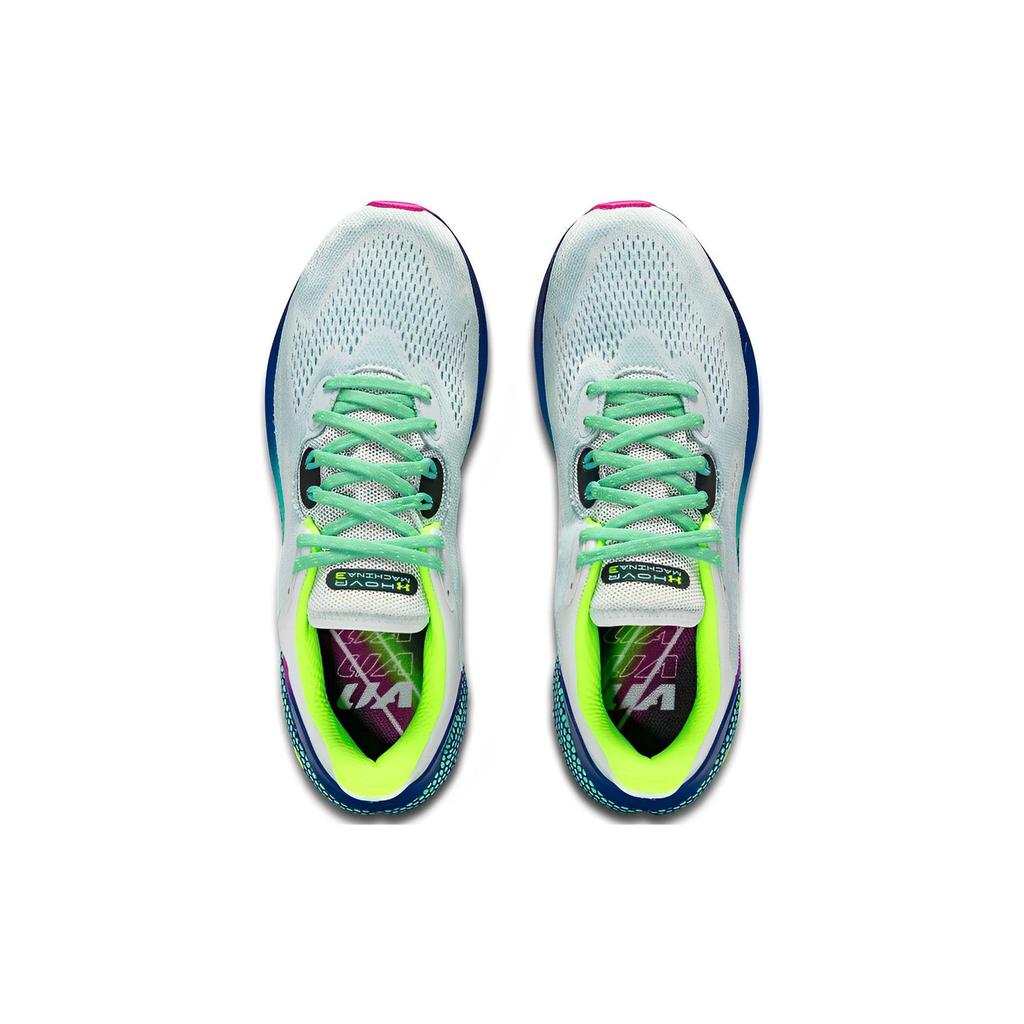 Under Armour HOVR Machina 3 Comfortable Dry Mesh Low Top Casual Running Shoes Men sneaker Gray Green 3026497-100