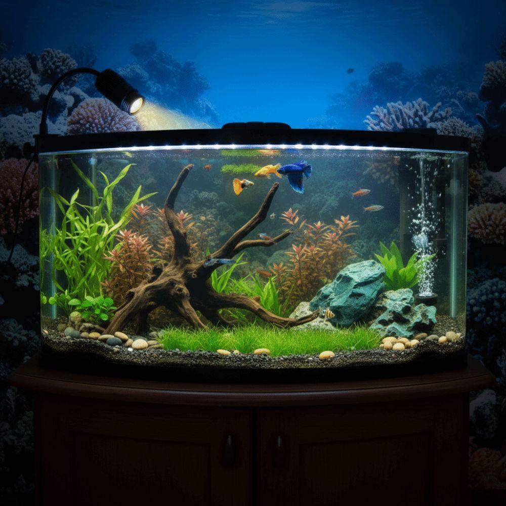 Rotatable LED Aquarium Light 3/12 W Grow Light Decorative Landscape Lamps  Reptile Tank