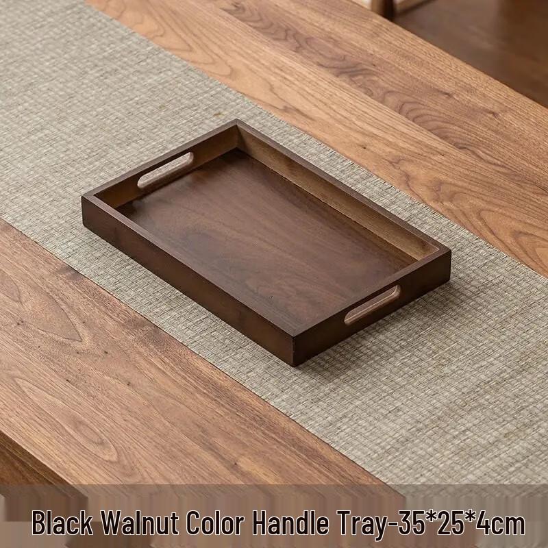 

Rectangular Bamboo Wood Serving Tray