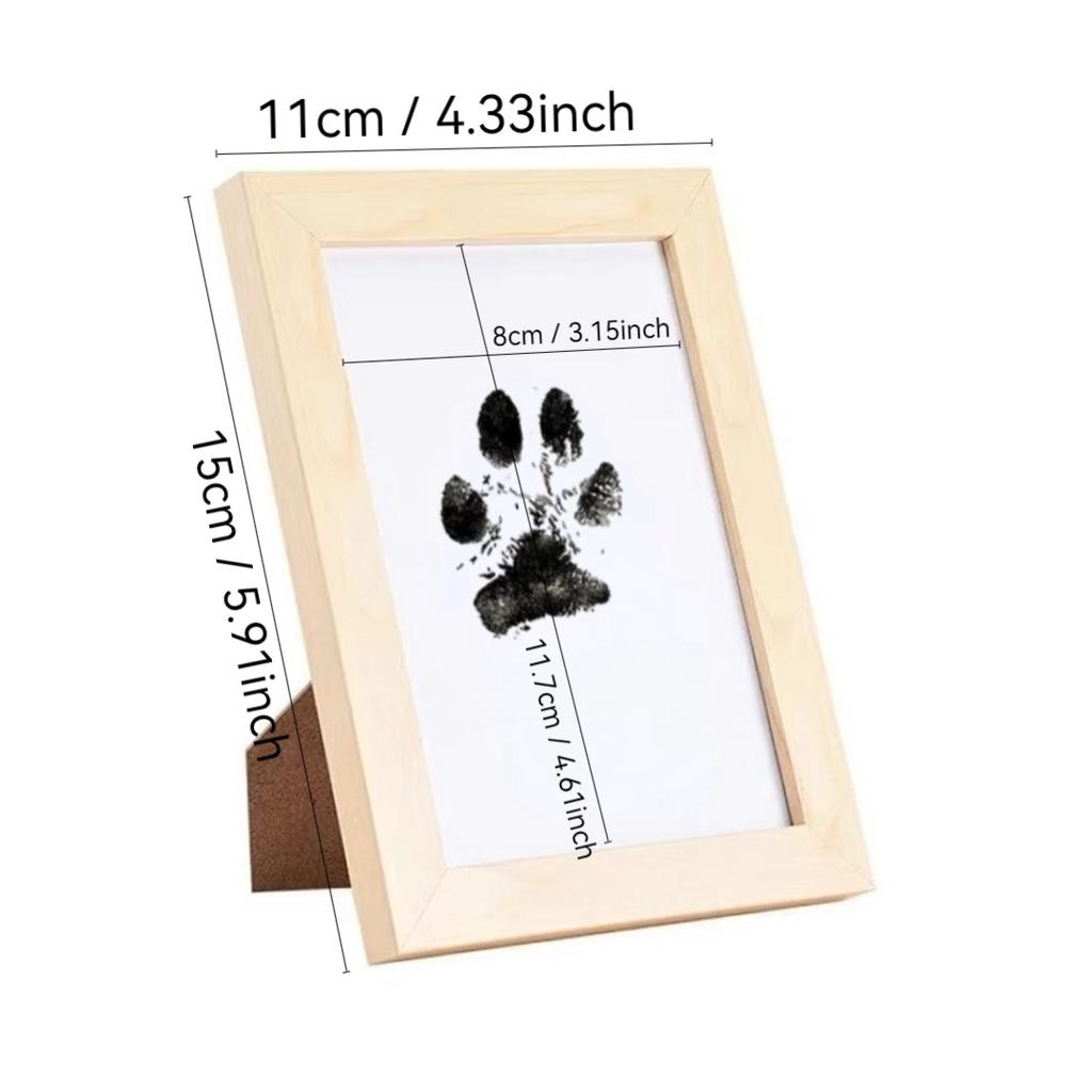 Baby Handprint and Footprint Kit Safe Non-Toxic Ink Pads Clean Inkless Touch Pet Paw Print Ink Kits with Baby Gift Baby Items