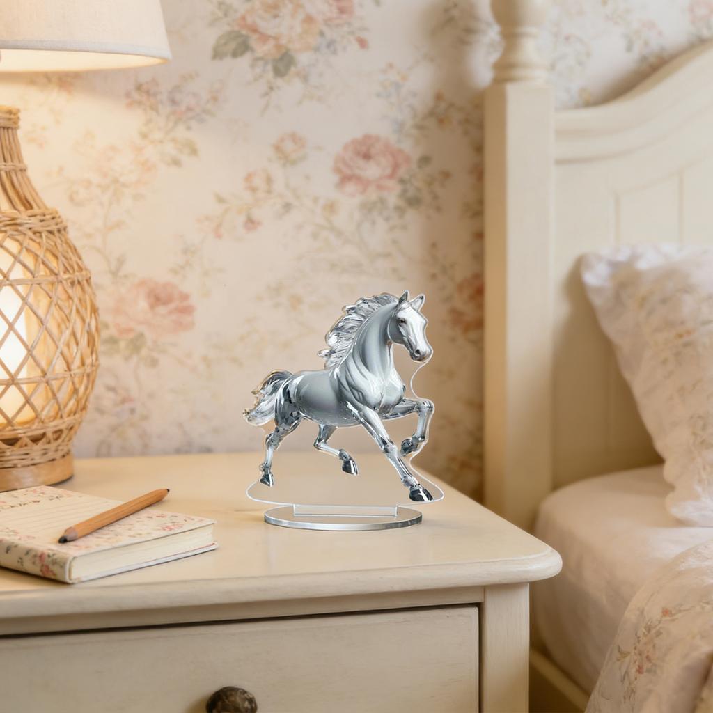 2D Acrylic Horse Year Desktop Ornament