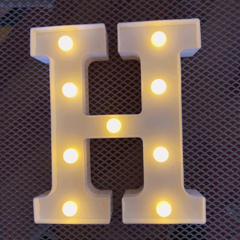 Birthday Proposal Atmosphere Letter Light Symbol Design Light Wedding Night Light Birthday Light Outdoor Waterproof