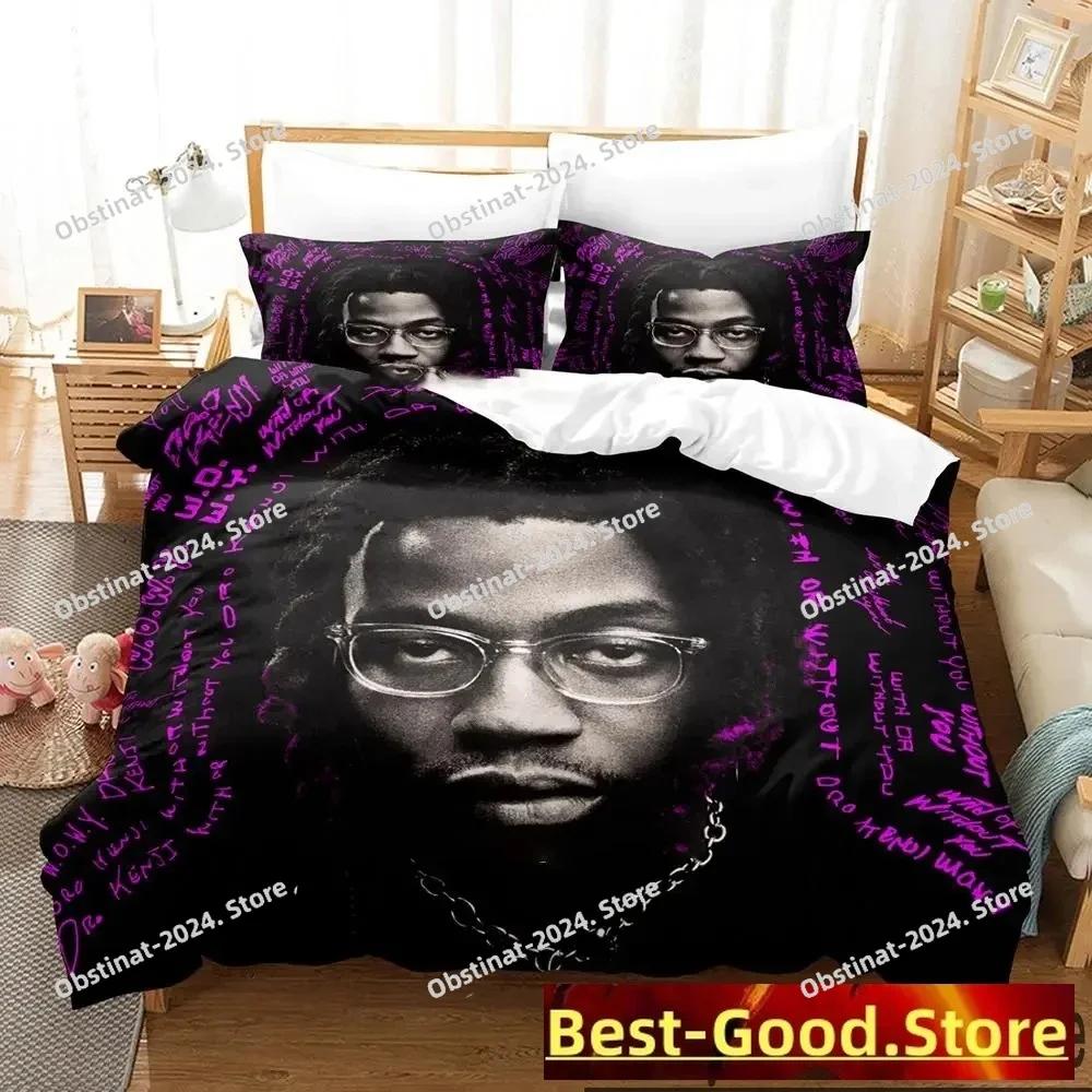 3D Yeat Rapper Bedding Set Duvet Cover Full Queen King Size Pillowcase Bed Printed Bed Set Aldult Kid Bedroom Single Twin