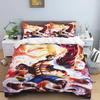 3-piece ONE PIECE Monkey D. Luffy Cartoon Bedding Set (duvet Cover and Pillowcases), Extra-large/large Size, Polyester, Machine