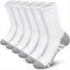 Premium Plus Size Men's Mid-Calf Sports Socks - Breathable, Sweat-Absorbent, Solid Color Basketball Socks