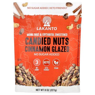 Lakanto Keto Candied Nuts, Cinnamon Glazed 227g (8 Oz)