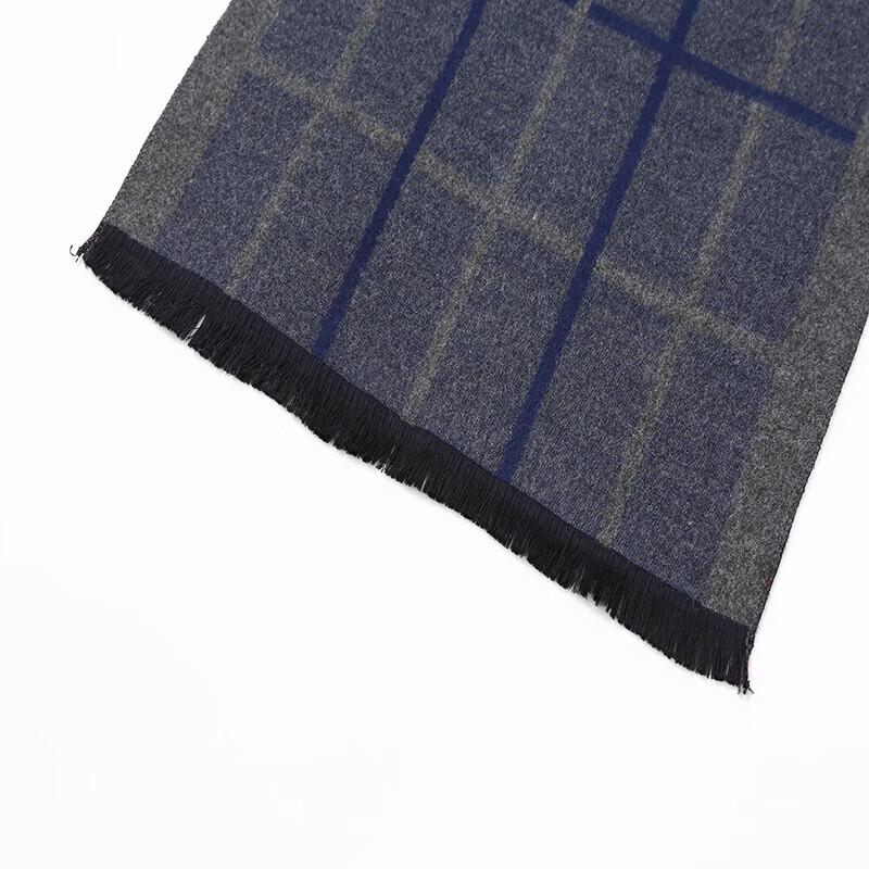 Hengyuanxiang Soft Warm Plaid Scarf