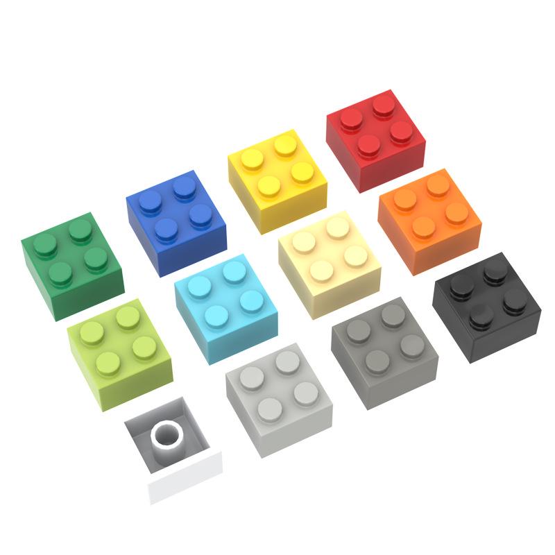 DIY Compatible Building Blocks: 2x2 Bricks for Creative Play, Educational Toy Set