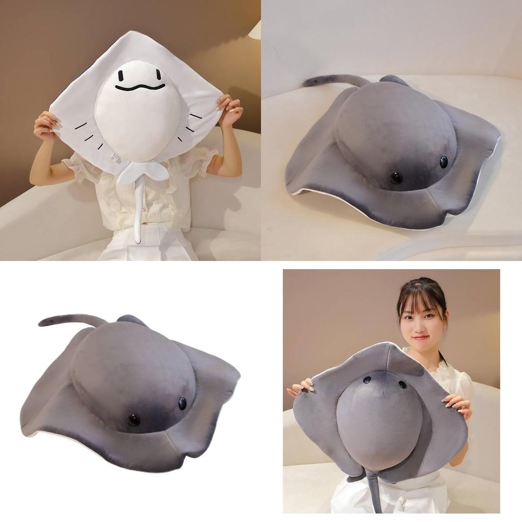 New 2023 Pop Bear Ocean Series Fish Stingray Plush Toy Doll Pillow For Kids