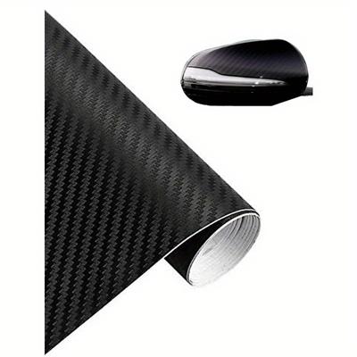 30cm X 127cm 3D Car Carbon Fiber Wrapping Vinyl Film Stickers