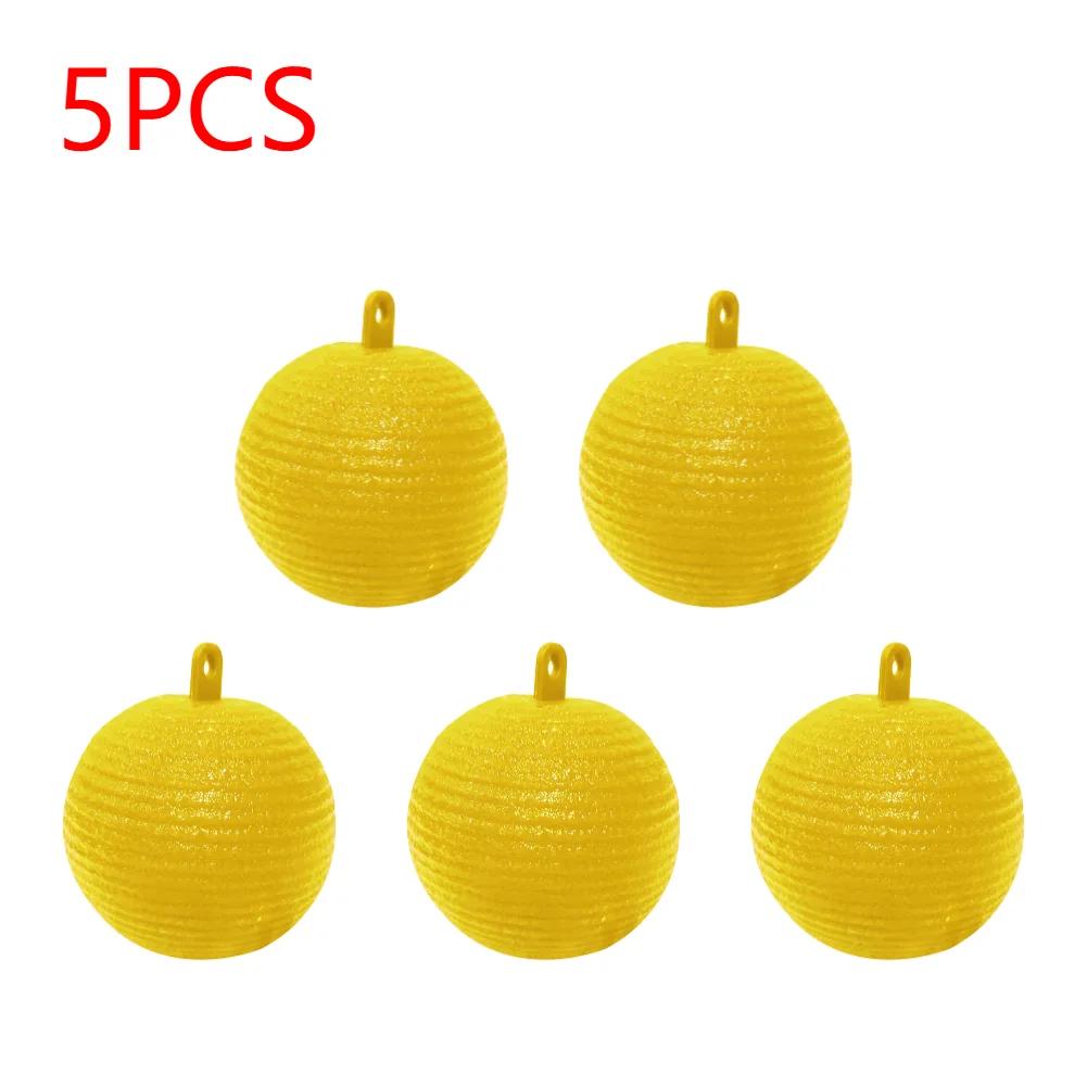 1-6PCS Ball Fruit Fly Catcher Pest Control Sticky Trap Wasp Bee Insect Trap Flying Insects Traps Ball for Catching Fruit Insects