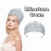 Zinc Zinc Alloy Bridal Crowns Rhinestone Wedding Crown Simple Queen Princess Tiara  Women