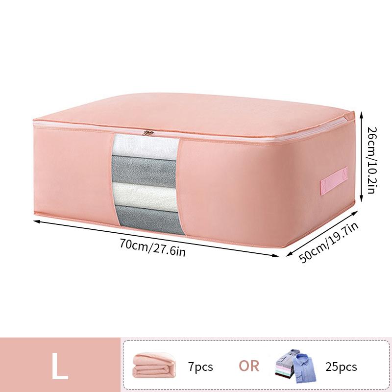 Non-Woven Quilt Clothes Storage Bag Foldable Duvet Clothes Organizer Large Capacity Closet Wardrobe Bolsa Almacenamiento Ropa