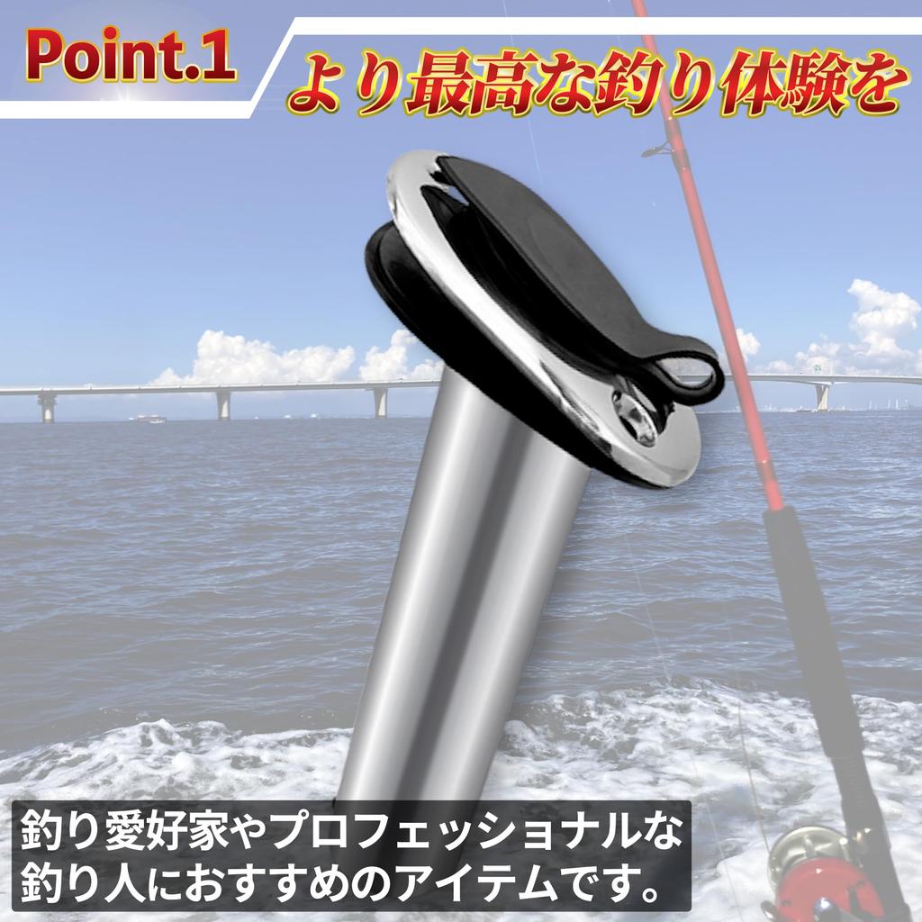Rod Holder Stainless Steel Boat Gunwale Rod Holder Fishing Rod Fishing Marine Jigging Sea Bream Boat Recreational Fishing Boat Sea Kayak Boat Fishing