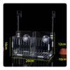 Acrylic Fish Tank Plant Holder High Clearness Hanging Aquarium Planter SpaceSaving Aquatic