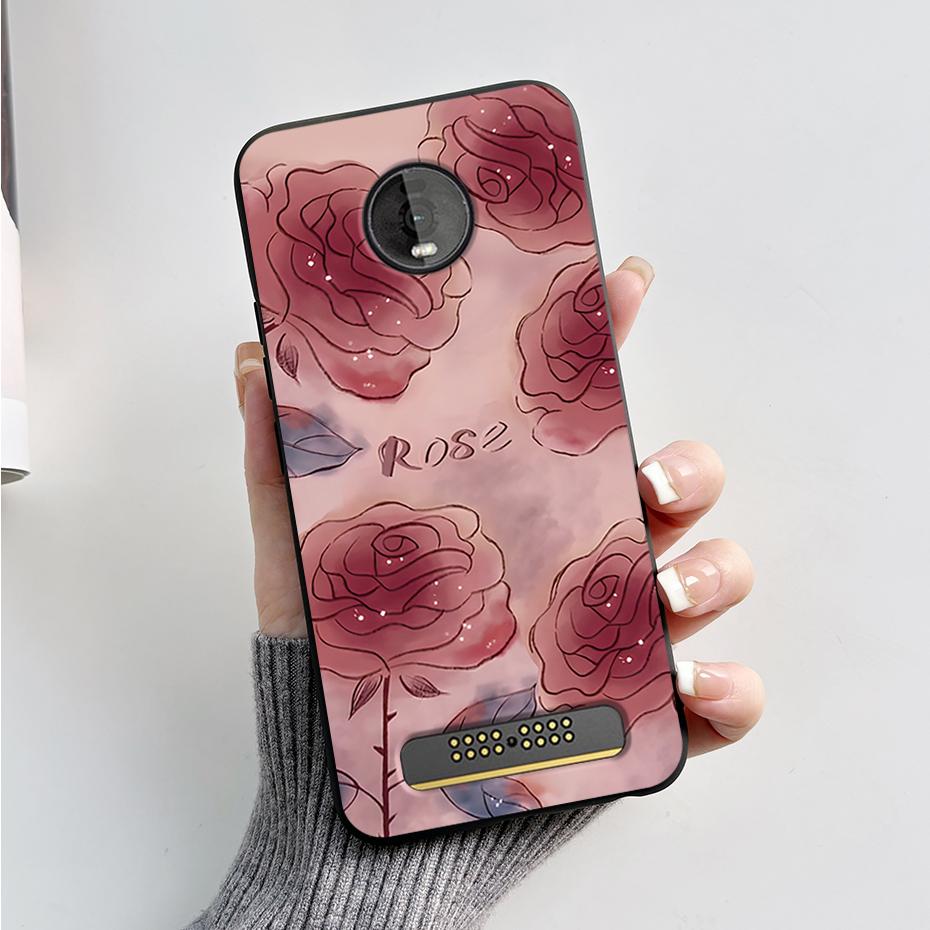 For Motorola Moto Z4 Z3 Play Case Cute Cartoon Soft Silicone TPU Cover Phone Case For Moto Z3 Z4 Play MotoZ4 Z4Play Z3Play Funda