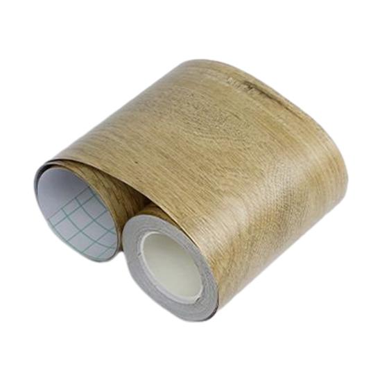 

32.8FT Wood Grain Wallpaper Border Peel And Stick PVC Border Wall Decor Removable Waterproof Bathroom Mirror Frame Sticker for Bathroom Kitchen 5cm H