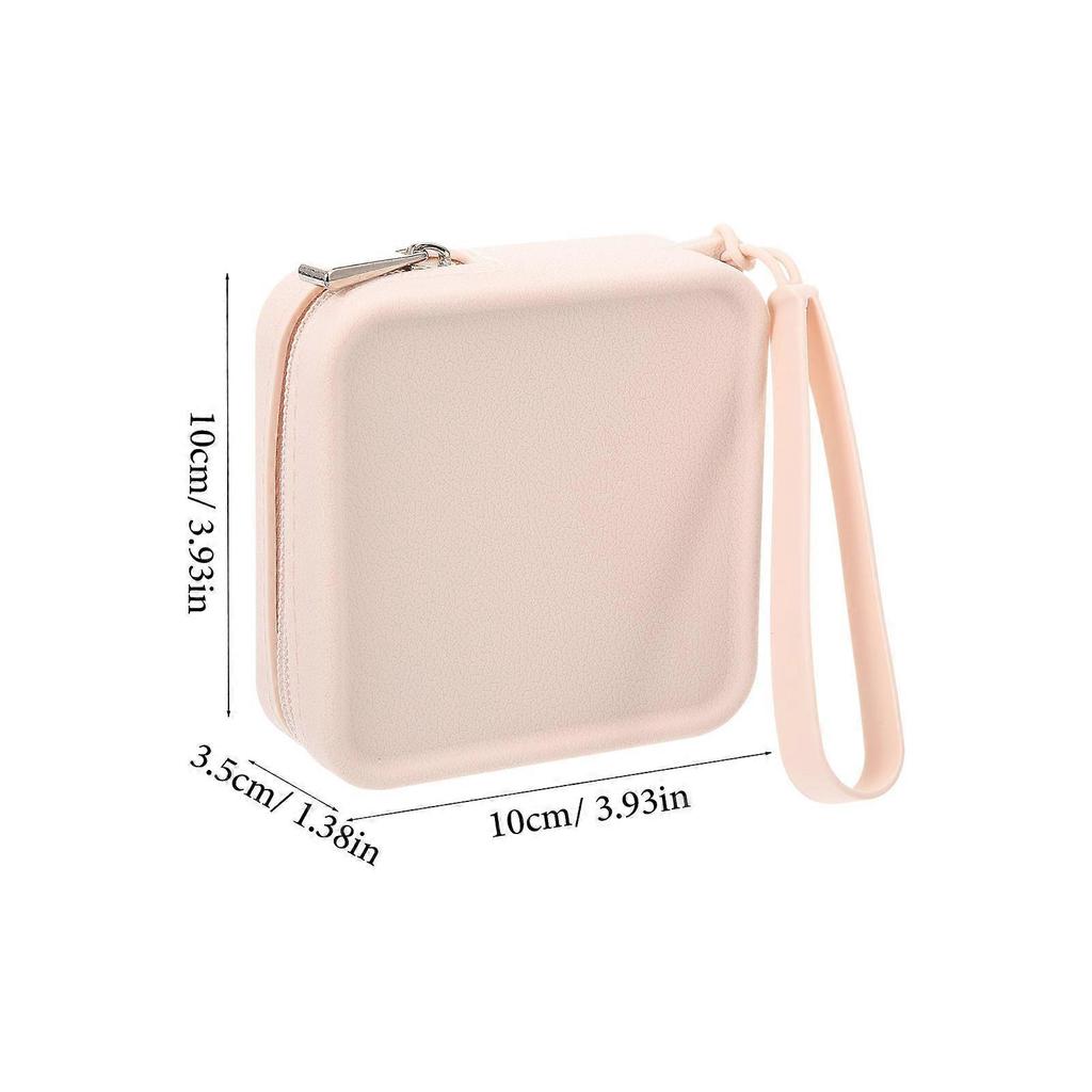 Blue Silicone Tampon Pouch for Feminine Product Use 2Pcs Period Bag Storage