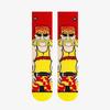 Cool Socks – Hulk Hogan 360° Design – Novelty Crew Socks – Big Kids – Soft Cotton Blend – Fun Wrestling Legend Gift for Young Fans