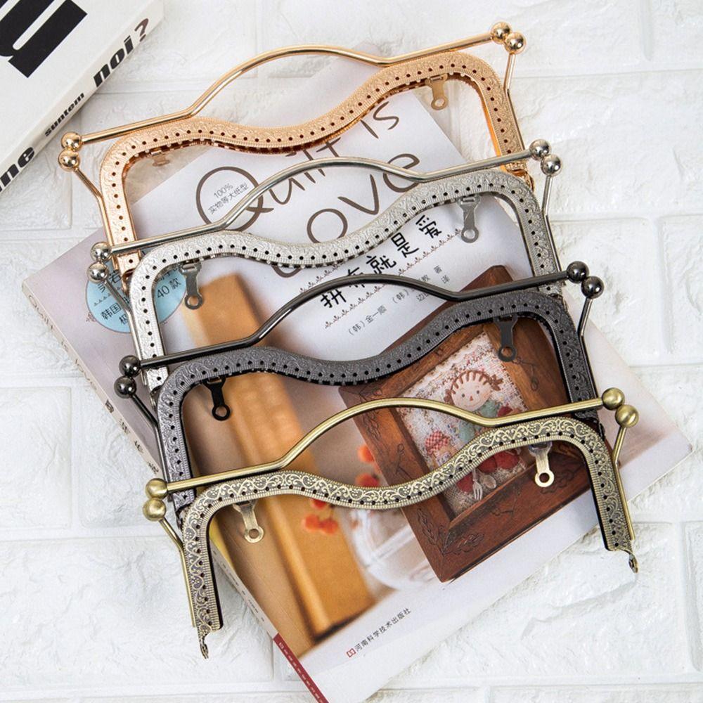 Bag Hardware Purse Clasp Frame Metal Bag Kiss Clasp Lock Mini Bag Clasps  Bag Making