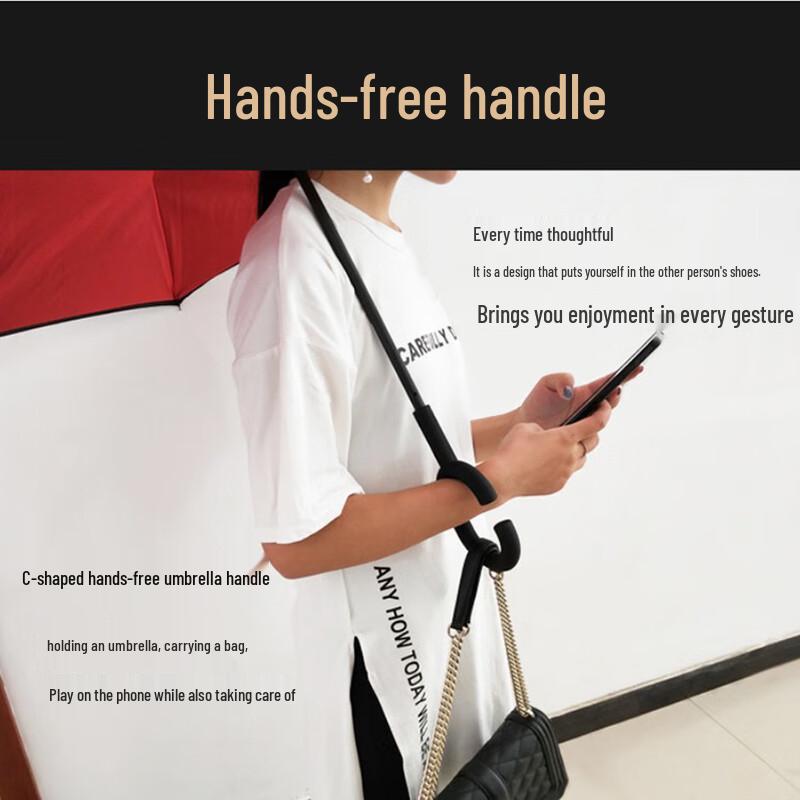 Hands-Free Double-Layer Reverse Umbrella