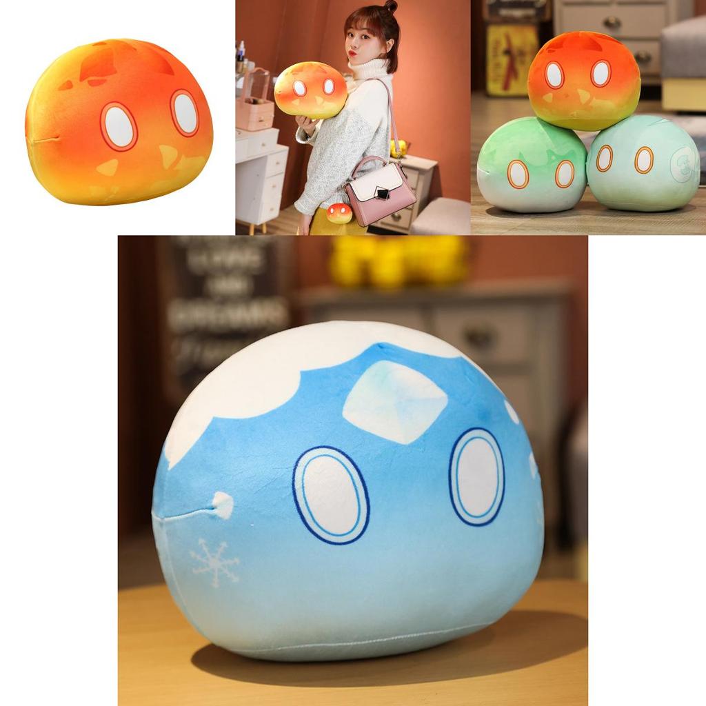 Genshin Impact Slime Theme Adorable Plush Dolls Perfect Kids Gift Cartoon Pillow