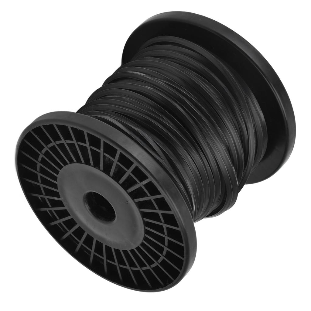 3.3mm String Trimmer Line High Cutting Efficiency Low Noise Quadrate Black Trimmer Line for Most Lawn Mowers Farm