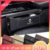 Hub Caps Car Seat Gap Organizer Seat Crevice Slot Storage Box For Renault Megane 2 3 Koleos Duster Clio 4 Logan Captur Kadjar Ac
