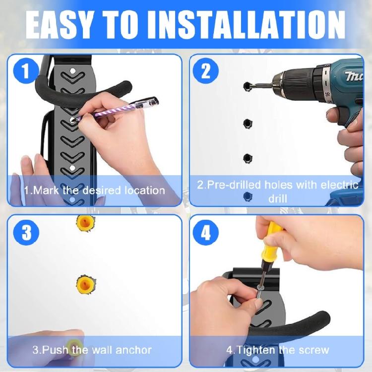 Rennrad Aufbewahrungsständer Fester Hängehaken Fahrradständer Wandmontage Fahrradstützständer Halterung Metall Mountainbike Ständer