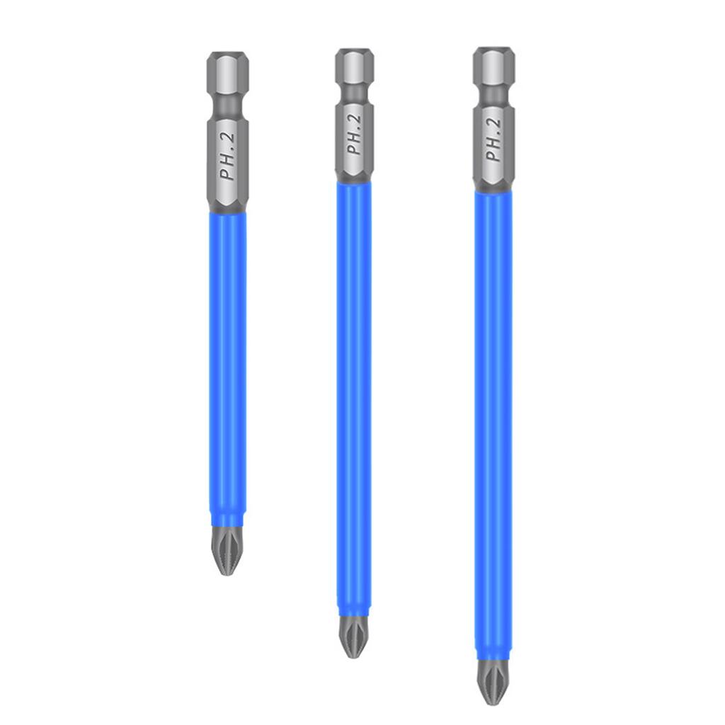 2/3/4/5/7pcs Magnetic Batch Heads Impact Strong Cross High Hardness 25/50/65/70/90/127/150mm for PH2 Screwdriver Set